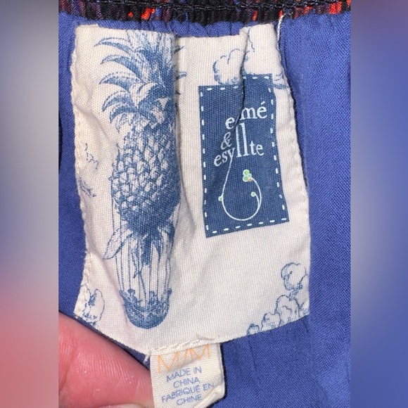 Anthropologie Edme & Esyllte Floral Beach Coastal Cruise Skirt- Medium - Picture 2 of 3